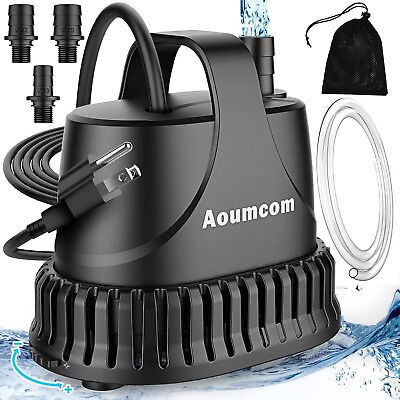 #ad Aoumcom 800GPH Pool Cover Pump Easy Installation Energy Efficient NEW