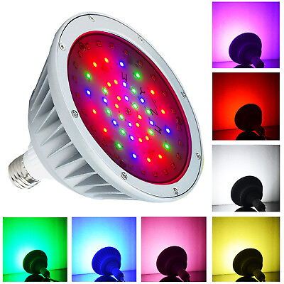 #ad #ad LED Inground Pool LightIP65 40 Watts WaterproofColor Changing Bulb 120V RGBW