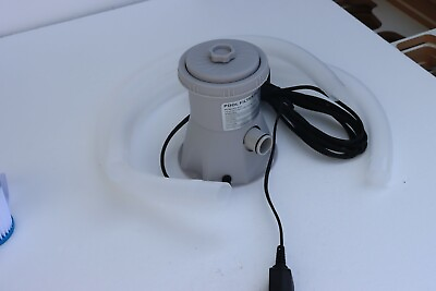 Used Electric Swimming Pool Filter Pump Water Clean Above Ground 110V 300Gal