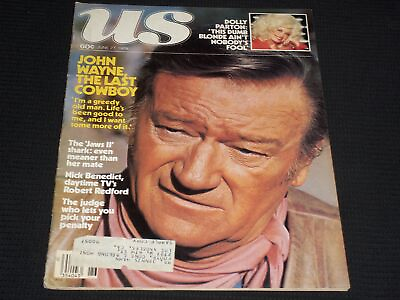 #ad 1978 JUNE 27 US MAGAZINE JOHN WAYNE COVER L 11744