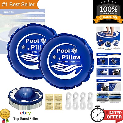 #ad Pool Pillow Kit for Above Ground Pools Durable PVC Winterizing Cover 2 Pack