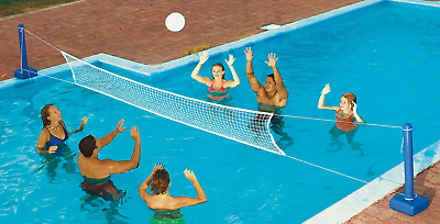 #ad #ad Swimline 9186 Swimming Pool Cross Volleyball Net Game For In Ground Pools