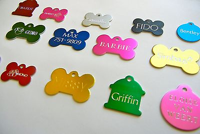 #ad #ad CUSTOM ENGRAVED PERSONALIZED PET TAG ID DOG CAT NAME TAGS DOUBLE SIDE