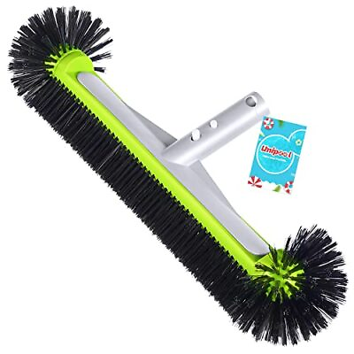 #ad #ad Swimming Pool Brush Head with Round Ends17.5quot; Heavy Duty Aluminum Back Head ...