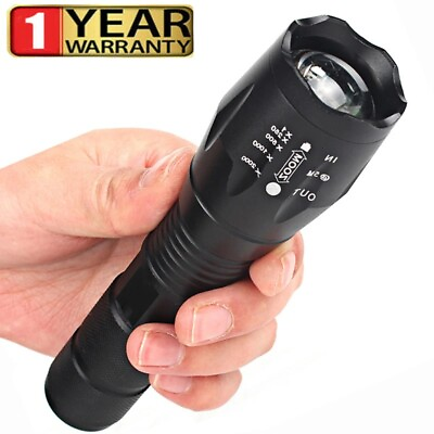 Powerful LED Flashlight Super Bright Torch Outdoor Camping Tactical Flash Light