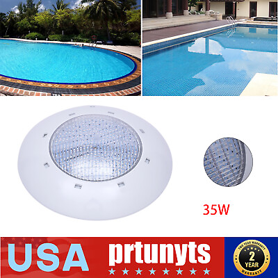 #ad 35W LED Pool Light Surface Wall Mount 360 Beads Underwater Swimming Pool Light