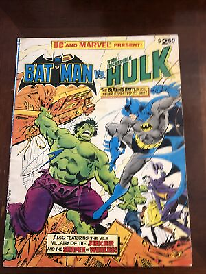 DC and Marvel Present Batman Vs. The Incredible Hulk Treasury Edition. See Pics