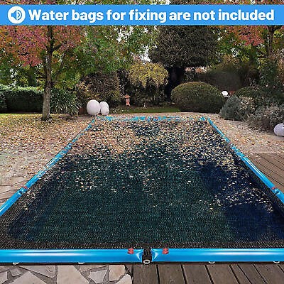 #ad Pool Leaf Net Cover Leaf Netting For Inground And Above Ground Rectangle 472 In