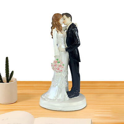 #ad Wedding Cake Topper Resin Bride and Groom Figurine Wedding Decoration