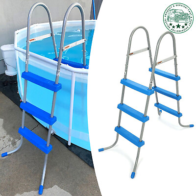 #ad Pool Ladder 36 inch 3 Step Ladder for Above Ground Swimming Pool