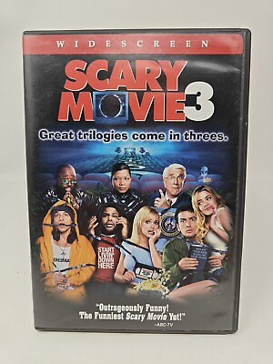 #ad Scary Movie 3 DVD 2004 Widescreen Edition George Carlin Anna Faris Comedy