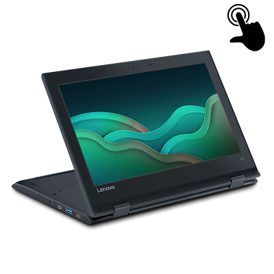 #ad Lenovo 81ES0007US 11.6quot; 500e Touch Chromebook w Celeron 1.1GHz 4GB 32GB Used