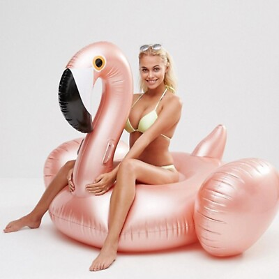 59quot; 74quot; Flamingo Swimming Floats Inflatable Pool Raft Float For Adults Kids