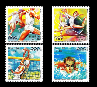 #ad #ad New Olimpic Games Gymnastics Marathon Swimming Beach Voley Mi 2703 6 Yt 2281 4