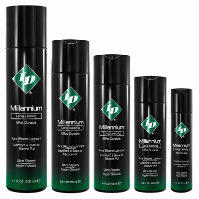 #ad ID Millennium Silicone Based Lubricant Ultra Long Lasting and Super Slippery