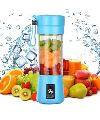 portable and rechargeable battery juice blender blue Black Green pink Purple