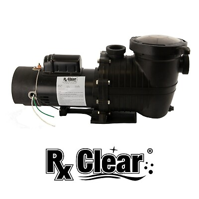 Rx Clear Mighty Niagara 1.5 HP Dual Speed In ground Swimming Pump