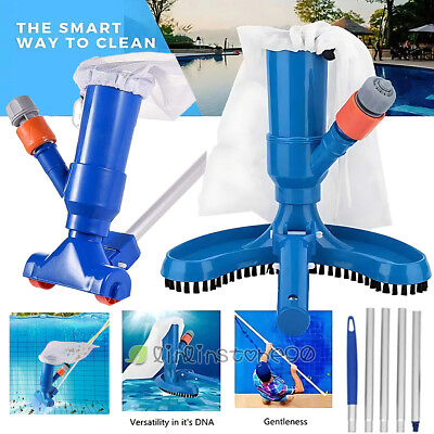 #ad Swimming Pool Spa Suction Vacuum Head Cleaner Cleaning Kit Pool Accessories Tool
