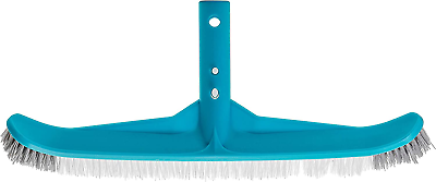 Professional 16quot; Floor amp; Wall Pool Brush with Nylon Bristles Curved Ends EZ Cl