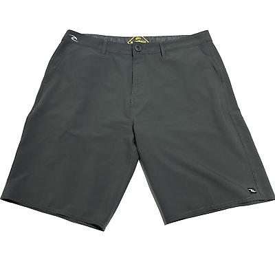 #ad #ad Rip Curl Board Shorts 36 Mens Gray Mirage Boardwalk Hybrid Pockets Swim Trunks