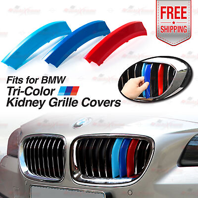 #ad Performance Kidney Grille Color 3 Covers Insert Clips fits BMW *ALL Series HERE*