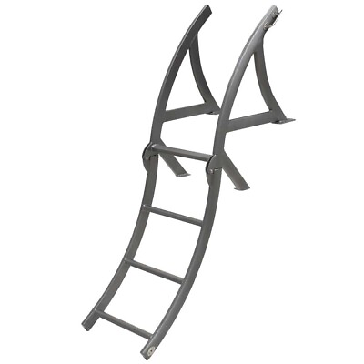 #ad Boat Swimming Ladder 4 Step 55 x 35 1 4 Inch Gray Aluminum