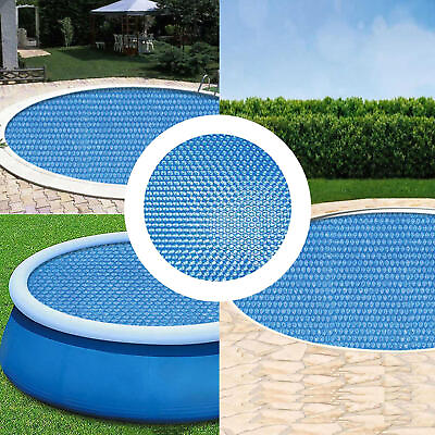 #ad #ad Above Ground Swimming Pool Floating Solar Cover Heat Insulation Blanket Cover
