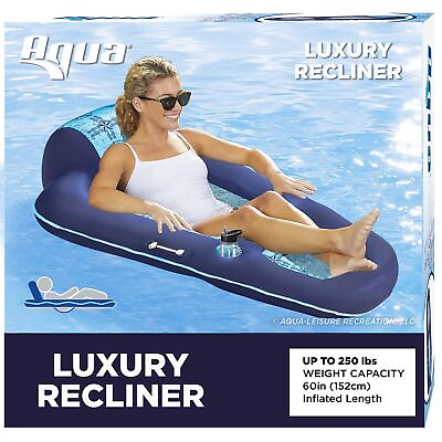 #ad #ad Aqua Luxury Water Pool Lounge – Extra Large – Inflatable Pool Floats for Adul...
