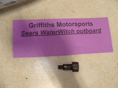 #ad 1930#x27; 40#x27;s Sears Water Witch outboard motor 571.14 flywheel magneto oem nut bolt