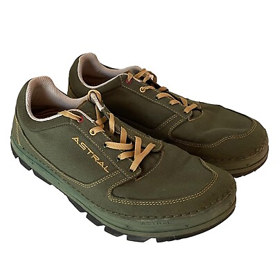 #ad Astral Sneakers Mens 8 Green Hiking Trail Water Sports Shoes Donner V163