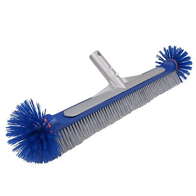 #ad Professional 17.5quot; Floor amp; Wall Pool Cleaning Brush with Tough Around Nylon B...