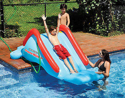 #ad Swimline 90809 Swimming Pool Backyard Poolside Super Slide For Kids