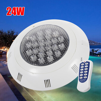 12V24W RGB Swimming LED Pool Lights underwater light IP68 Waterproof Lamp SpaRC