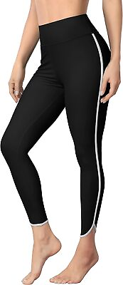 #ad ATTRACO Womens Swim Pants with Pockets Long Swim Leggings High Waisted Swimming