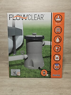#ad Bestway Flowclear 530 Gallons per Hour Above Ground Swimming Pool Filter Pump