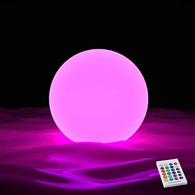 #ad Rechargeable Floating Pool Lights 3 Inch LED BallHot Tub AccessoriesRemote Co...