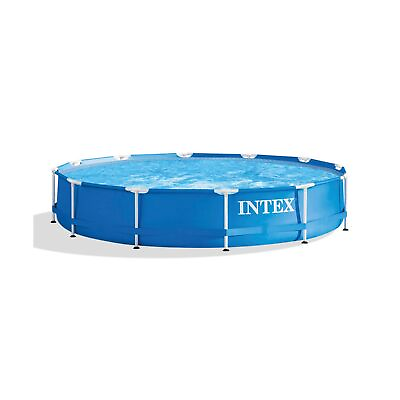 #ad INTEX 28210EH 12ft x 30in Metal Frame Pool