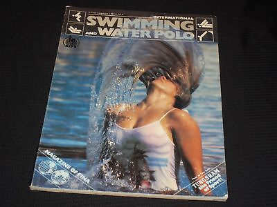 #ad #ad 1981 APRIL SWIMMING amp; WATER POLO INTERNATIONAL MAGAZINE 4 LANGUAGES L 11393