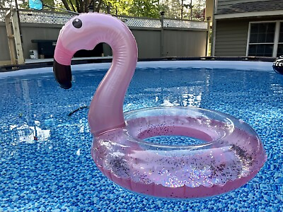 Flamingo baby toddler kids Swimming inflatable pool floats raft Tube ring Toy
