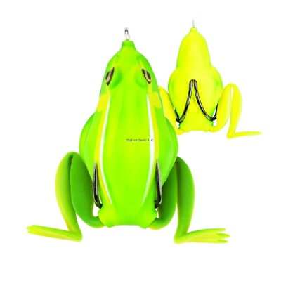 #ad #ad Lunkerhunt CF01 Combat Frog Hollow Body Frog 2 1 2quot; 3 4 oz Jungle Floating