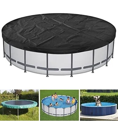 #ad #ad 24Ft Round Pool Cover Solar Covers for Above Ground Pools Oxford Fabric