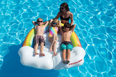 #ad Swimline® 90815 Rainbow Island Inflatable Swimming Pool Float