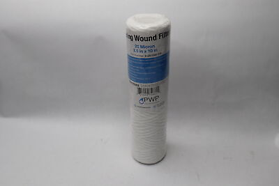 #ad Sediment String Wound Filter Cartridge Standard 20 Micron 2.5quot; x 10quot; 2 251020 SW