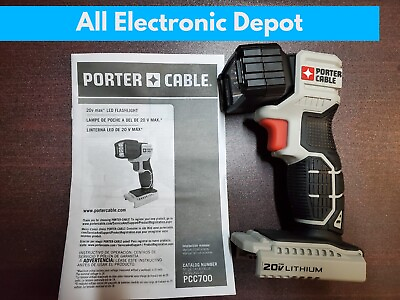 New PORTER CABLE PCC700 LED Flash Light 20V Max Cordless Tool Only