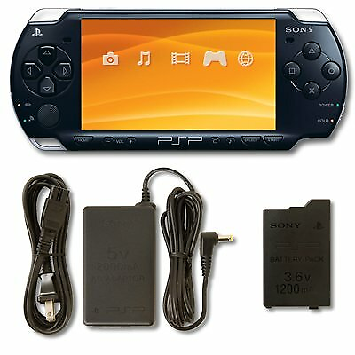 Sony PSP 2001 Black Handheld System PSP 2000 Very Good Portable System 8Z