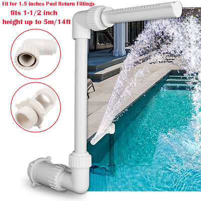 For Intex Swimming Pool Waterfall Fountain Fun Sprinklers Connector Head Jet