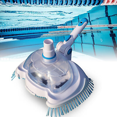 #ad #ad Professional Pool Vacuum Head Inground Above Ground Swimming Brush Cleaner New