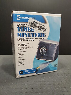 #ad Intermatic P1131 Portable Pool And Spa Timer Minuterie Pool Pump Timer Used Open