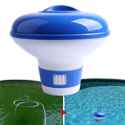#ad Floating Swimming Pool Chlorine Dispenser 5quot; Pool Floating Chemical Dispenser