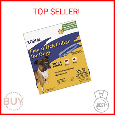 #ad Zodiac Flea and Tick Collar for Large Dogs